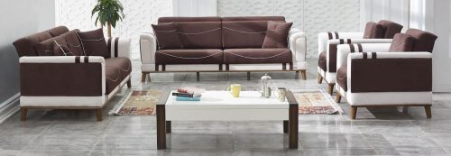 סלון 3+2+1 דגם מגנום נפתח למיטה רויאל קומפורט