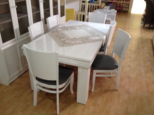 פינת אוכל ושישה כסאות דגם קיסר וודליין