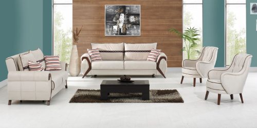 סלון 3+2 נפתח למיטה דגם404 – Milas רויאל קומפורט