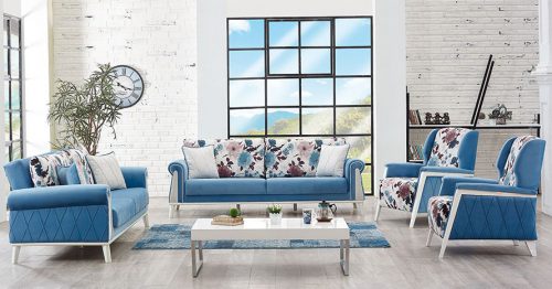 סלון 3+2 נפתח למיטה דגם לילאי רויאל קומפורט