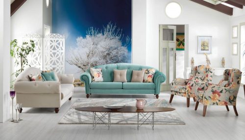 סלון 3+1+1 נפתח למיטה   דגם פבל רויאל קומפורט