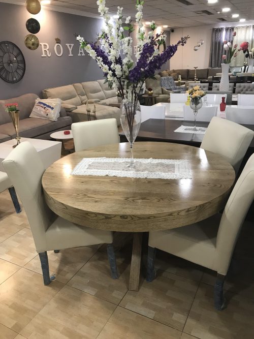 פינת אוכל עגולה דגם רויאל קומפורט