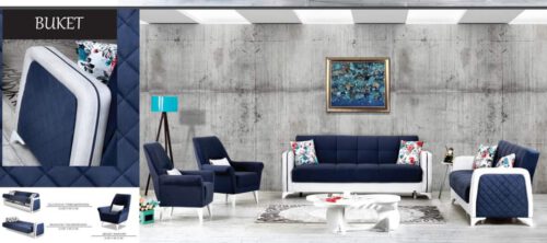 סלון 3+2 נפתח למיטה דגם בוקט רויאל קומפורט